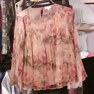 Flowered blouse